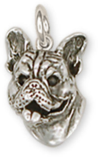 French Bulldog Charm Handmade Sterling Silver Dog Jewelry FR7-C