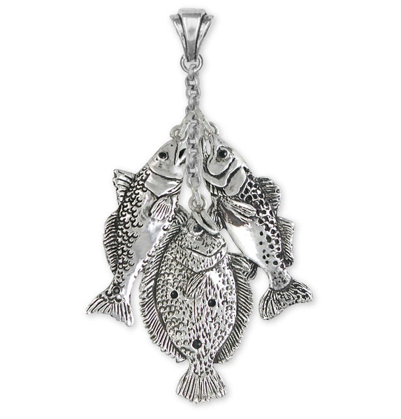 Fishing hook sterling silver pendant on sterling silver chain with T-b –  Tomfoolery Jewellery