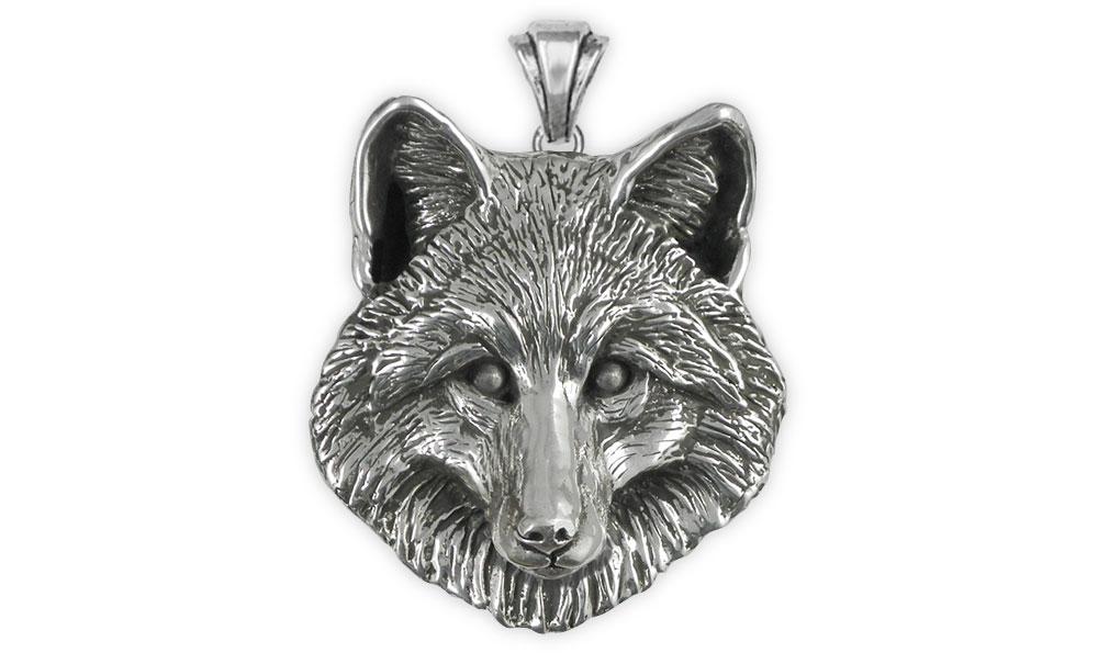 Fox Charms Fox Pendant Sterling Silver Fox Jewelry Fox jewelry