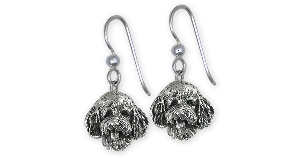 Goldendoodle Charms Goldendoodle Earrings Sterling Silver Goldendoodle Jewelry Goldendoodle jewelry