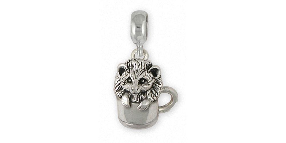 Hedgehog Charms Hedgehog Charm Slide Sterling Silver Hedgehog Jewelry Hedgehog jewelry