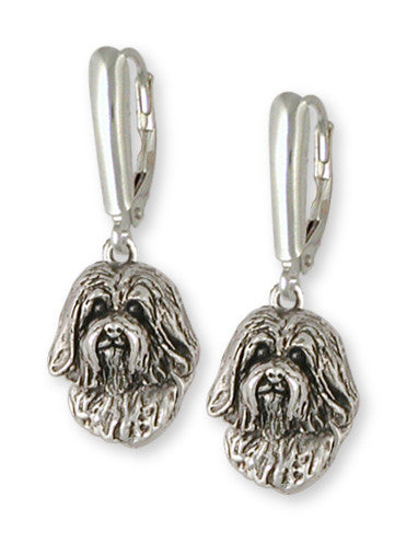 Havanese Earrings Handmade Sterling Silver Dog Jewelry HV5-E