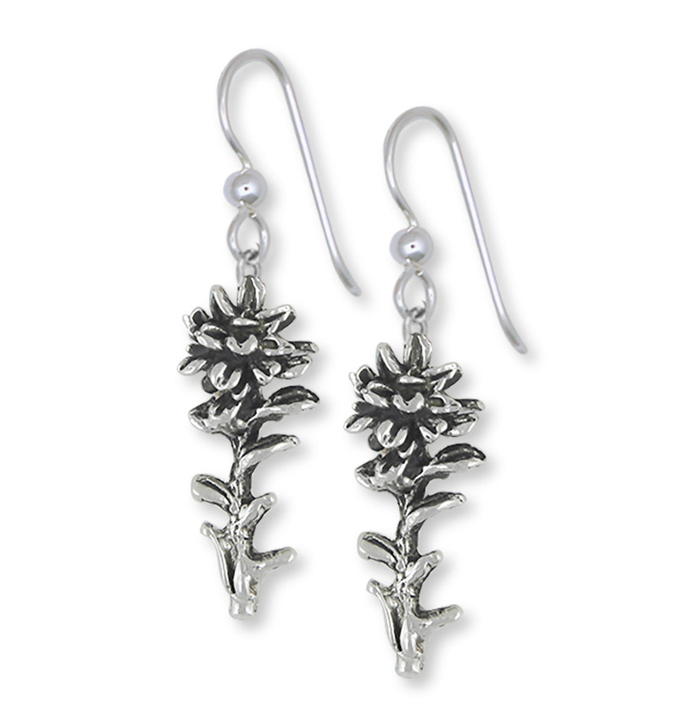 Indian Paintbrush Charms Indian Paintbrush Earrings Sterling Silver Flower Jewelry Indian Paintbrush jewelry