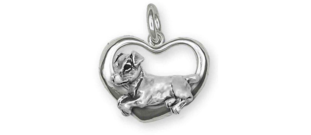 Jack Russell Charms Jack Russell Charm Sterling Silver Jack Russell Terrier Jewelry Jack Russell jewelry
