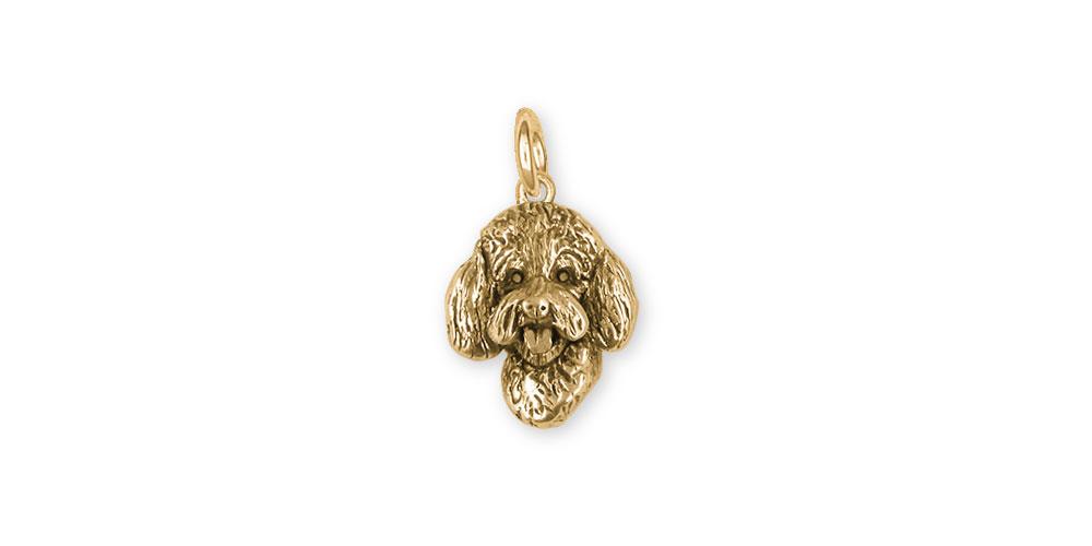 Labradoodle Charms Labradoodle Charm 14k Gold Labradoodle Jewelry Labradoodle jewelry