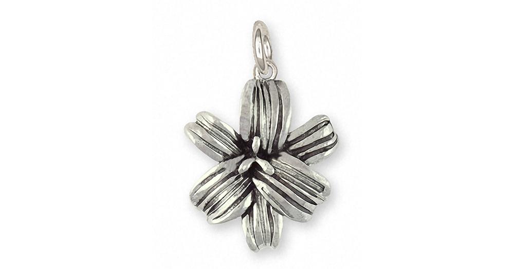 Lily Charms Lily Charm Sterling Silver Flower Jewelry Lily jewelry