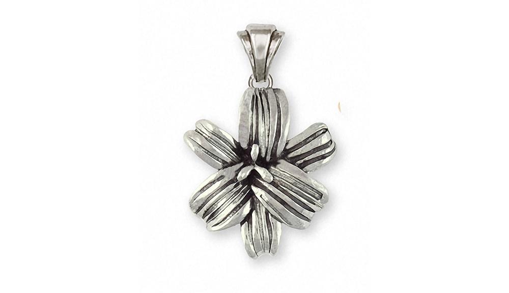 Lily Charms Lily Pendant Sterling Silver Flower Jewelry Lily jewelry