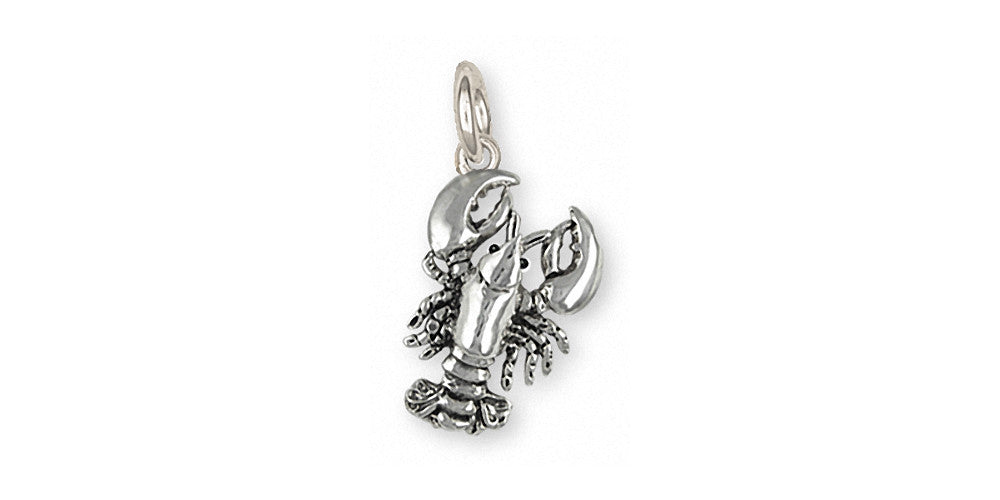 Lobster Charms Lobster Charm Sterling Silver Sealife Jewelry Lobster jewelry