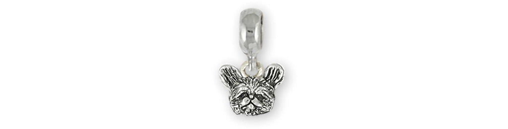 Lhasa Apso Charms Lhasa Apso Charm Slide Sterling Silver Lhasa Jewelry Lhasa Apso jewelry