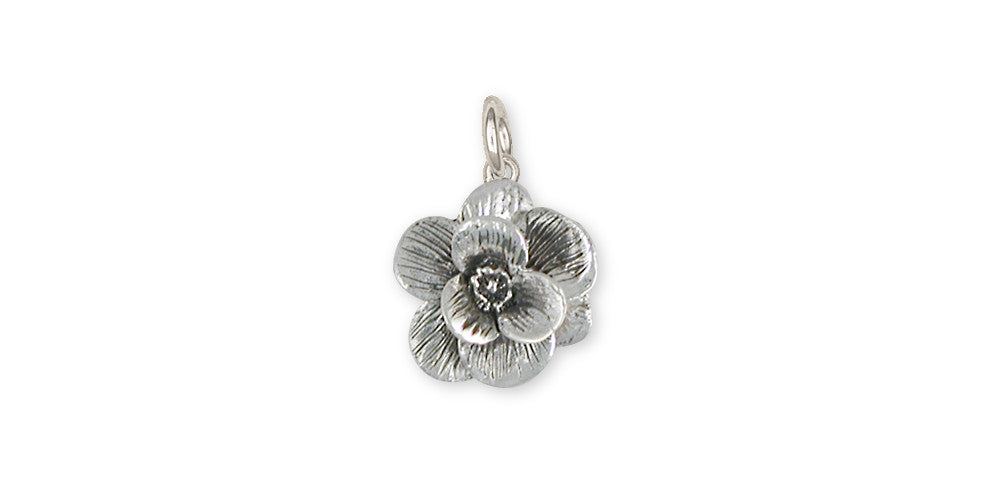 Magnolia Charms Magnolia Charm Sterling Silver Flower Jewelry Magnolia jewelry