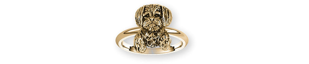 Morkie Charms Morkie Ring 14k Yellow Gold Morkie Jewelry Morkie jewelry