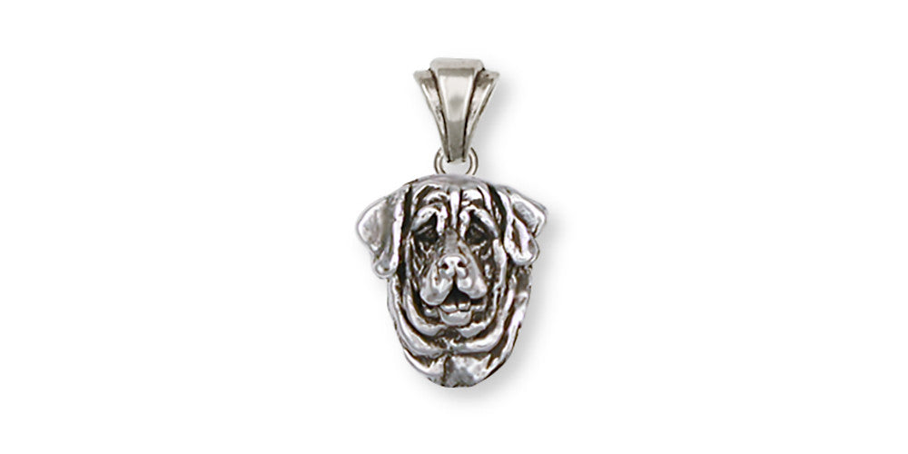 Mastiff Charms Mastiff Pendant Sterling Silver Dog Jewelry Mastiff jewelry
