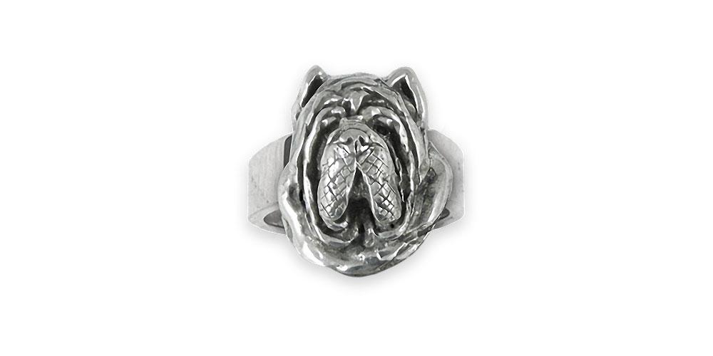 Neapolitan Mastiff Charms Neapolitan Mastiff Ring Sterling Silver Neapolitan Mastiff Jewelry Neapolitan Mastiff jewelry