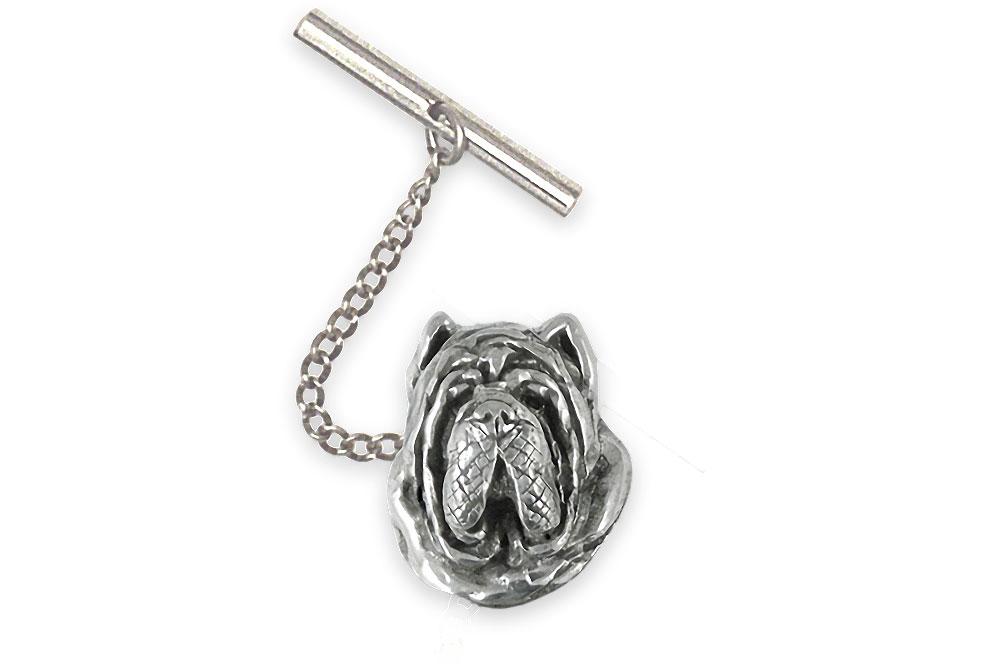 Neapolitan Mastiff Charms Neapolitan Mastiff Tie Tack Sterling Silver Neapolitan Mastiff Jewelry Neapolitan Mastiff jewelry