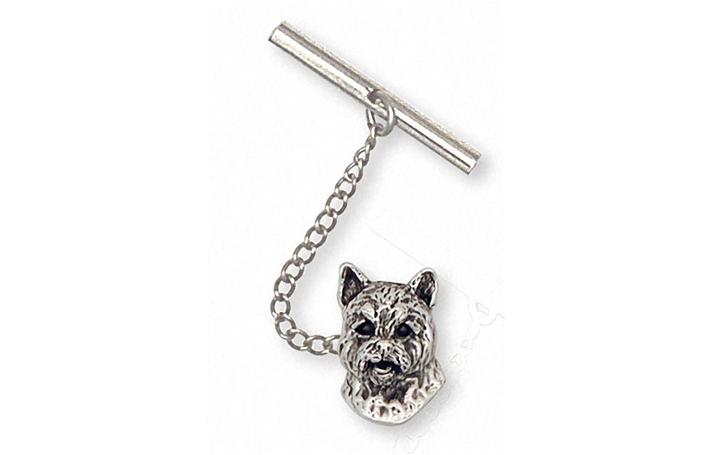 Norwich Terrier Charms Norwich Terrier Tie Tack Sterling Silver Dog Jewelry Norwich Terrier jewelry