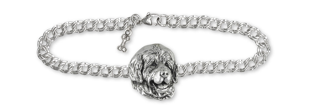 Newfoundland Charms Newfoundland Bracelet Sterling Silver Dog Jewelry Newfoundland jewelry