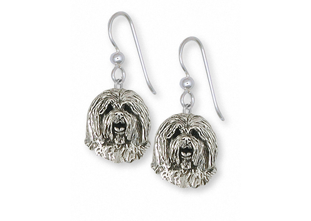 Old English Sheepdog Charms Old English Sheepdog Earrings Sterling Silver Dog Jewelry Old English Sheepdog jewelry
