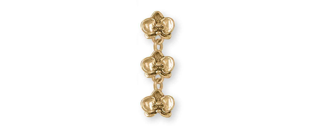 Orchid Charms Orchid Pendant 14k Gold Orchid Jewelry Orchid jewelry
