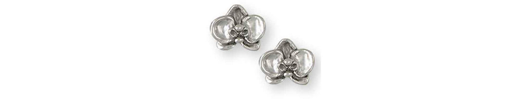 Orchid Charms Orchid Earrings Sterling Silver Orchid Jewelry Orchid jewelry