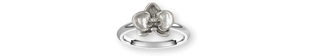 Orchid Charms Orchid Ring Sterling Silver Orchid Jewelry Orchid jewelry