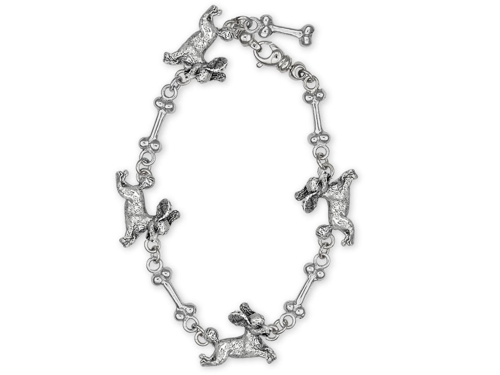 Poodle Charms Poodle Bracelet Sterling Silver Poodle Jewelry Poodle jewelry