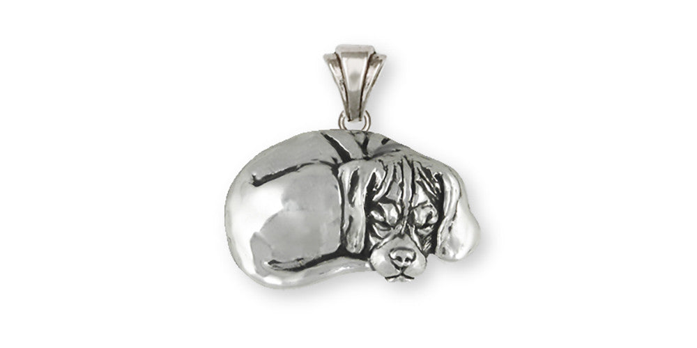 Napping Puggle Charms Napping Puggle Pendant Sterling Silver Dog Jewelry Napping Puggle jewelry