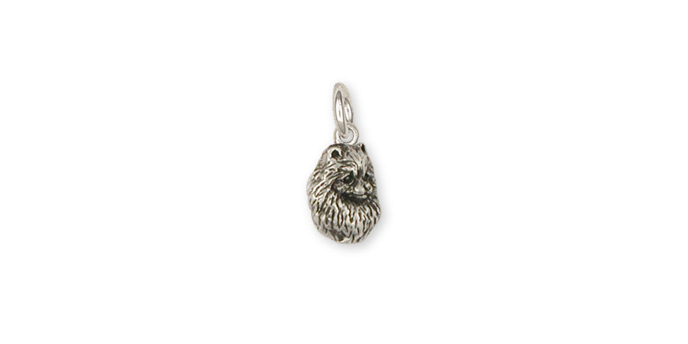 Pomeranian Charms Pomeranian Charm Sterling Silver Dog Jewelry Pomeranian jewelry