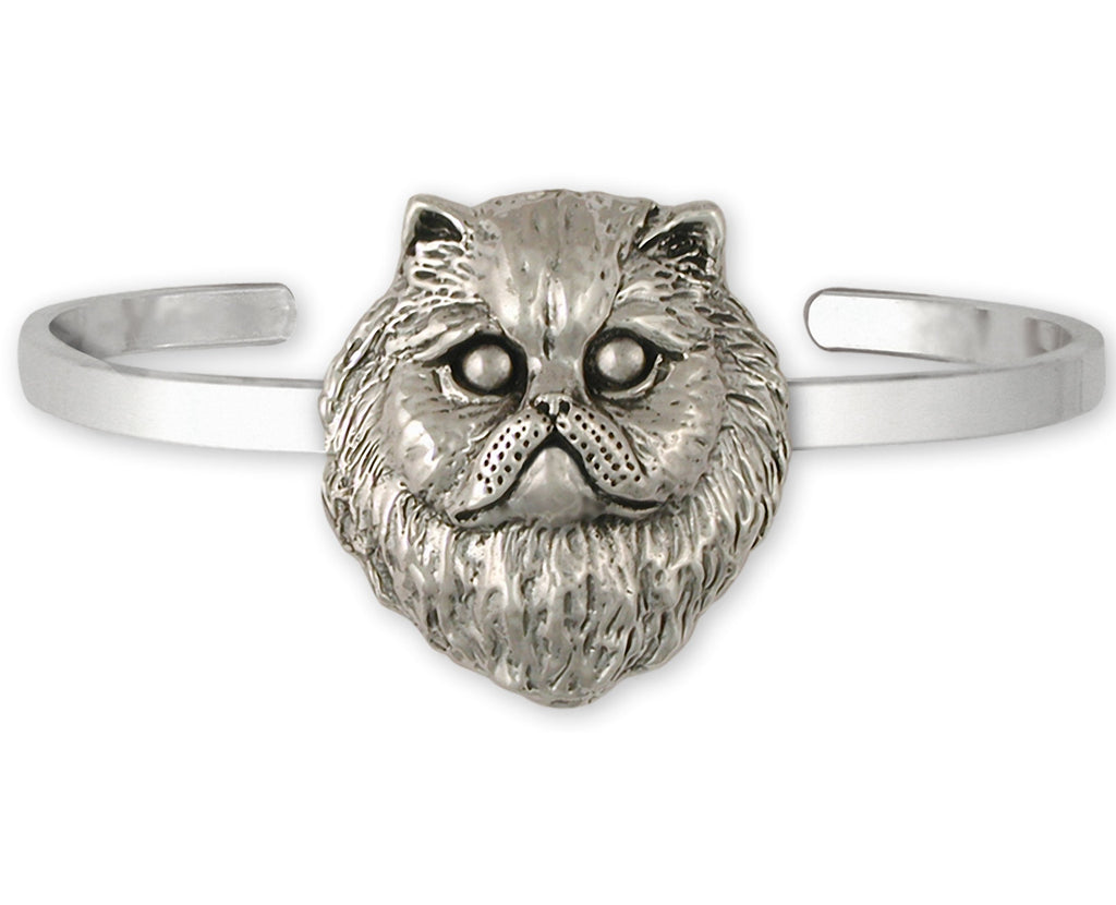 Persian Cat Charms Persian Cat Bracelet Sterling Silver Persian Cat Jewelry Persian Cat jewelry