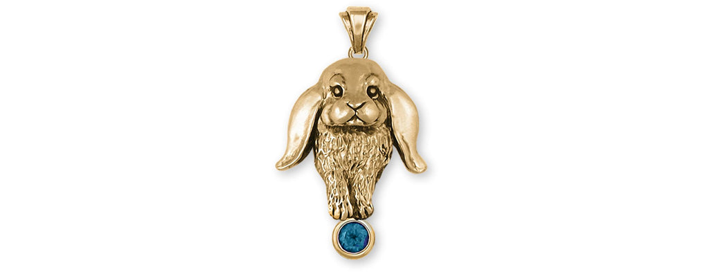 Rabbit Charms Rabbit Pendant 14k Gold Vermeil Bunny Jewelry Rabbit jewelry