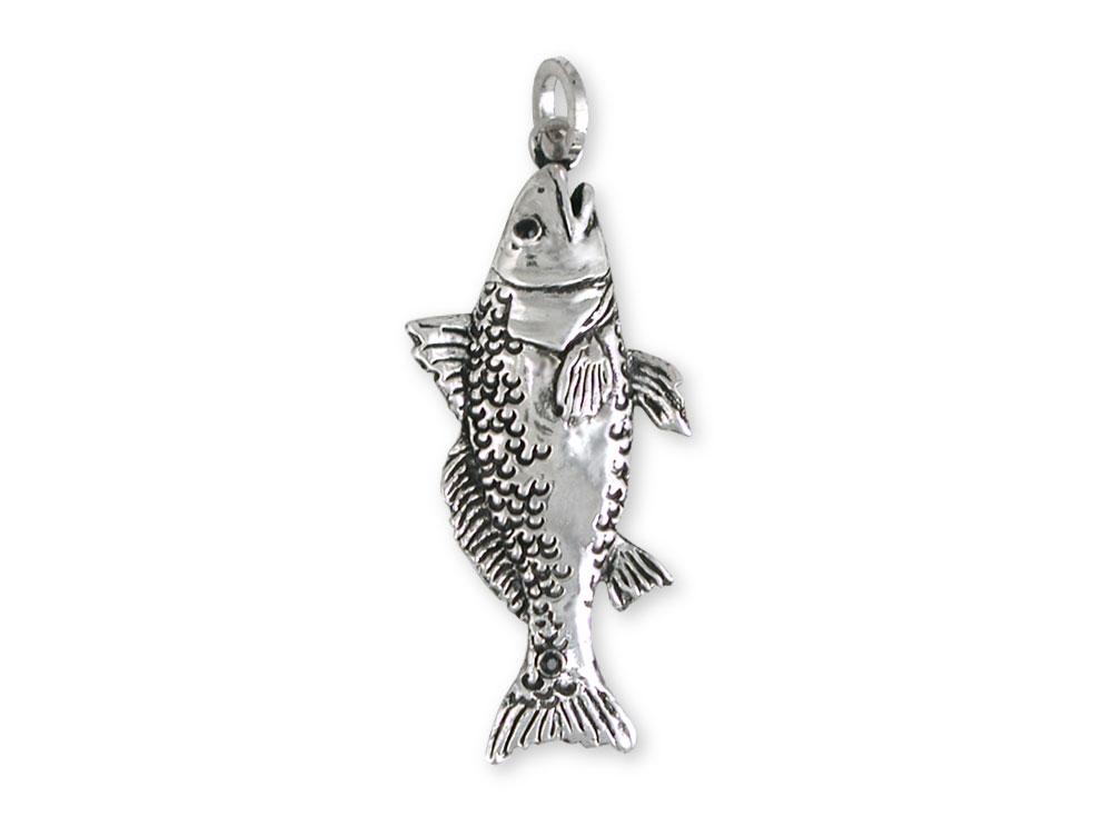 Redfish Charms Redfish Pendant Sterling Silver Fish Jewelry Redfish jewelry
