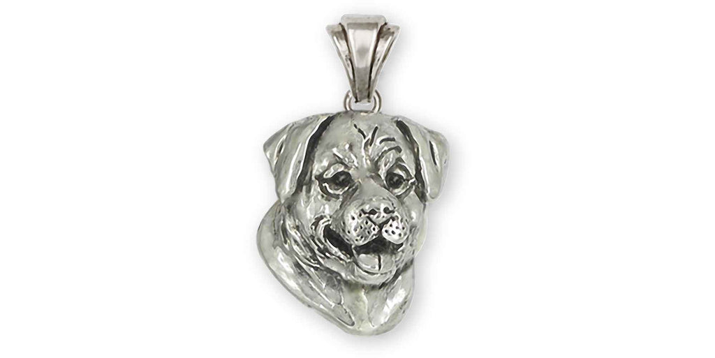 Rottweiler Charms Rottweiler Pendant Sterling Silver Rottweiler Jewelry Rottweiler jewelry