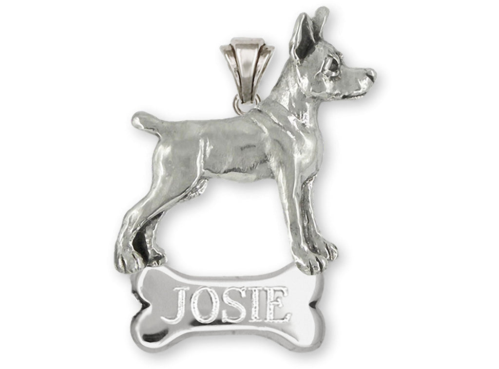 Rat Terrier Charms Rat Terrier Personalized Pendant Sterling Silver Rat Terrier Jewelry Rat Terrier jewelry