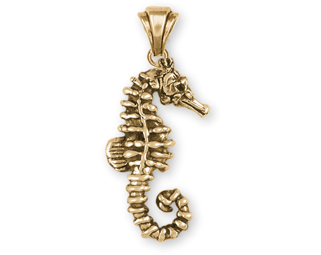Seahorse Charms Seahorse Pendant 14k Gold Sea Horse Jewelry Seahorse jewelry