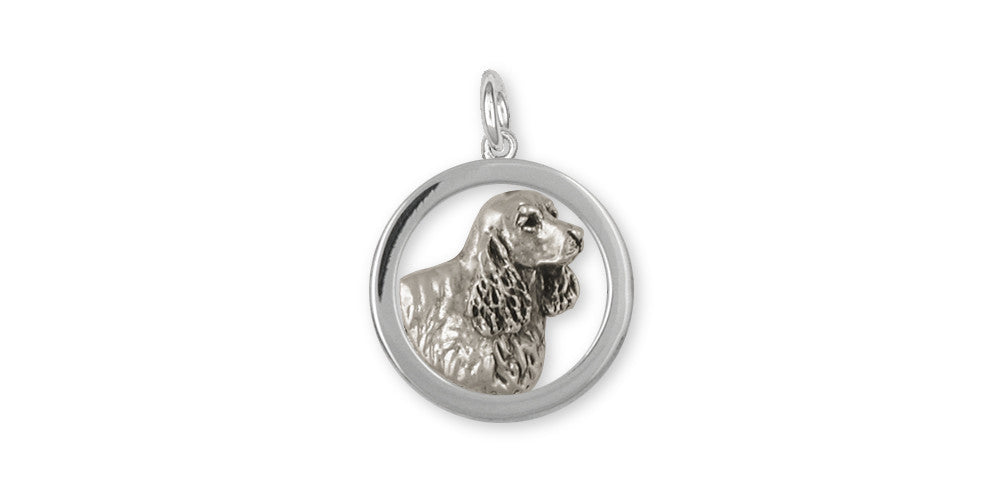 Springer Spaniel Charms Springer Spaniel Charm Sterling Silver Dog Jewelry Springer Spaniel jewelry