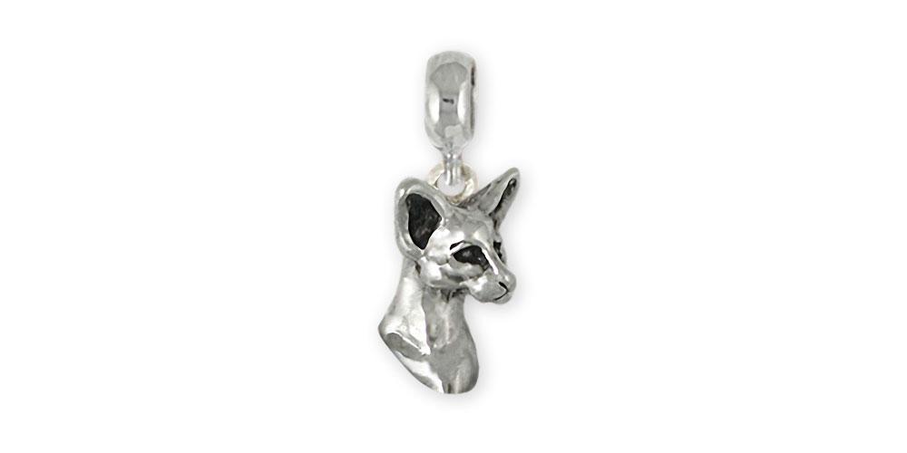 Siamese Cat Charms Siamese Cat Charm Slide Sterling Silver Siamese Jewelry Siamese Cat jewelry