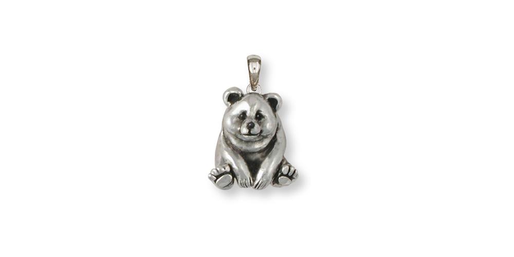 Panda Bear Charms Panda Bear Pendant Sterling Silver Panda Bear Jewelry Panda Bear jewelry