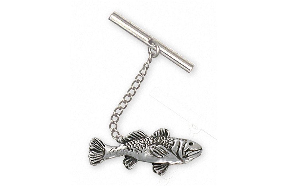 Trout Charms Trout Tie Tack Sterling Silver Fish Jewelry Trout jewelry