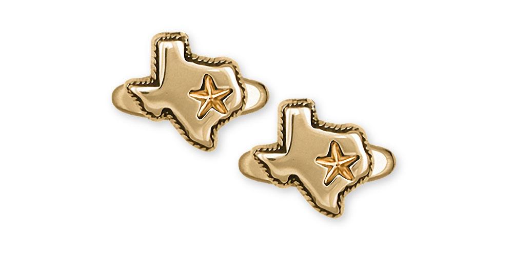 State Of Texas Charms State Of Texas Cufflinks 14k Gold Texas Jewelry State Of Texas jewelry