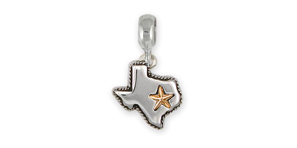 State Of Texas Charms State Of Texas Charm Slide Sterling Silver Texas Jewelry State Of Texas jewelry