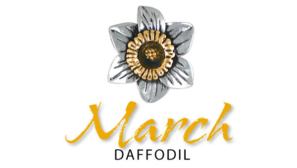 daffodil march birth flower jewelry