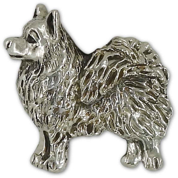 American Eskimo Dog Charm And Jewelry Designs In Silver And Gold By Esquivel And Fees