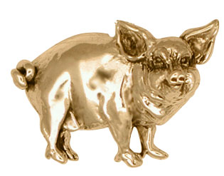 pig jewelry pig charms
