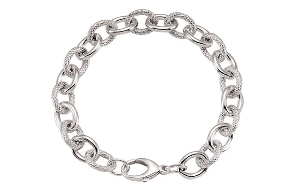 Silver Charm Bracelet Chains