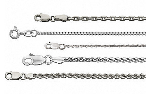 Silver Necklace Chains