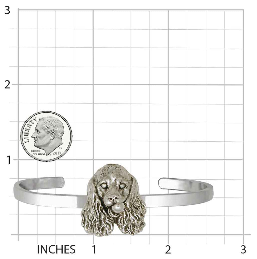 Cocker Spaniel Bracelet Handmade Sterling Silver Dog Jewelry CK4-HB