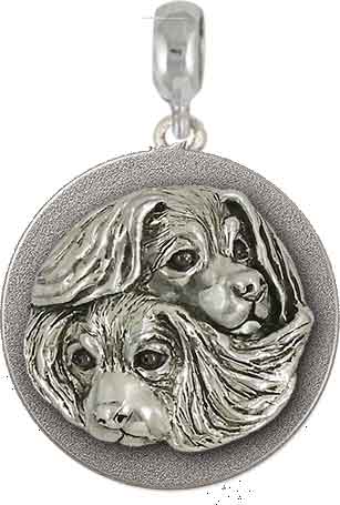 Custom Cavalier King Charles Spaniel Pendant Sterling Silver  DCV1-PCustom