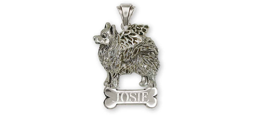 American Eskimo Charms American Eskimo Pendant Sterling Silver American Spitz Jewelry American Eskimo jewelry
