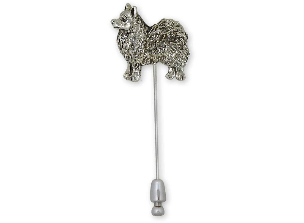 American Eskimo Charms American Eskimo Brooch Pin Sterling Silver American Spitz Jewelry American Eskimo jewelry