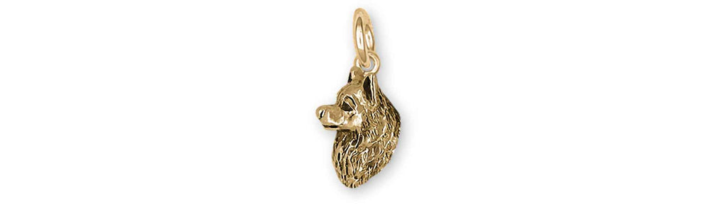 American Eskimo Charms American Eskimo Charm 14k Gold Vermeil American Spitz Jewelry American Eskimo jewelry
