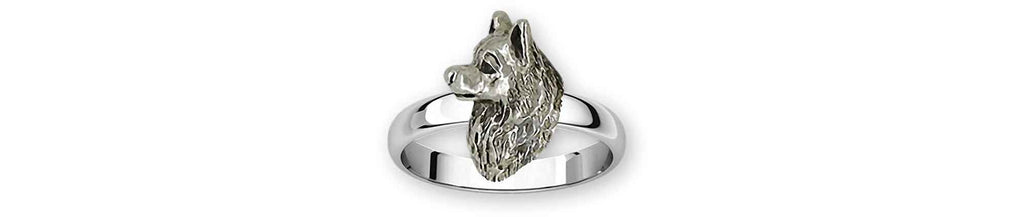 American Eskimo Charms American Eskimo Ring Sterling Silver American Spitz Jewelry American Eskimo jewelry